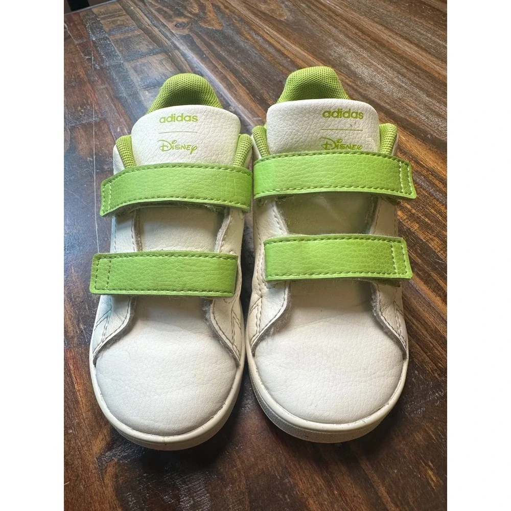 Adidas X Disney Advantage Muppets Trainers Kermit the Frog Sz 9K Toddler Sneaker